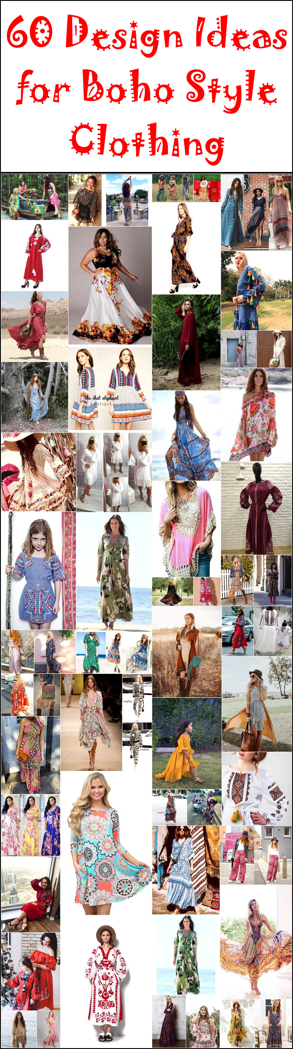 60 Design Ideas for Boho Style Clothing