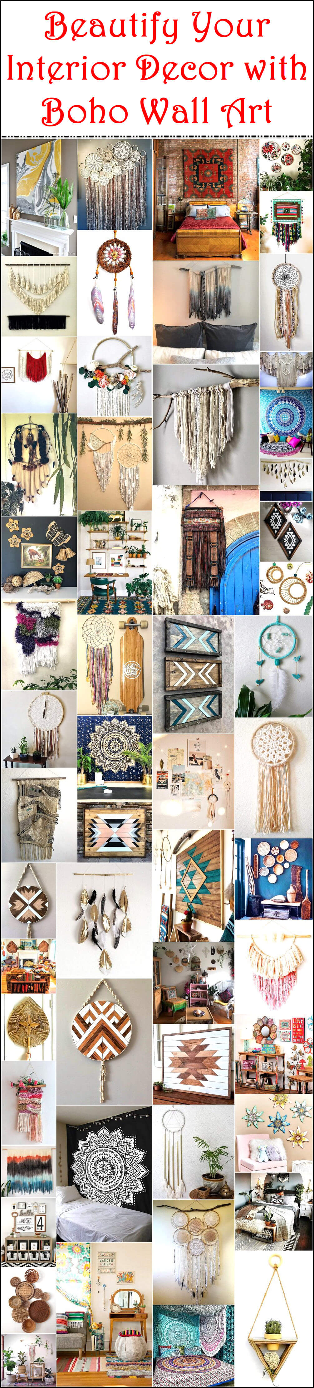 Beautify Your Interior Decor with Baho Wall Art
