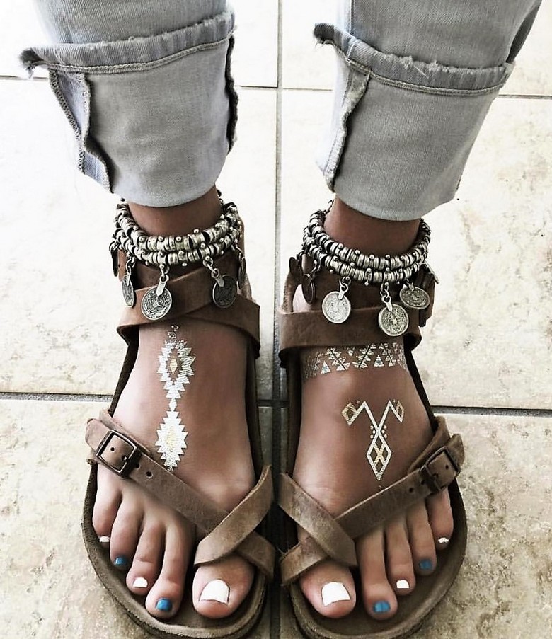 boho style shoes 34