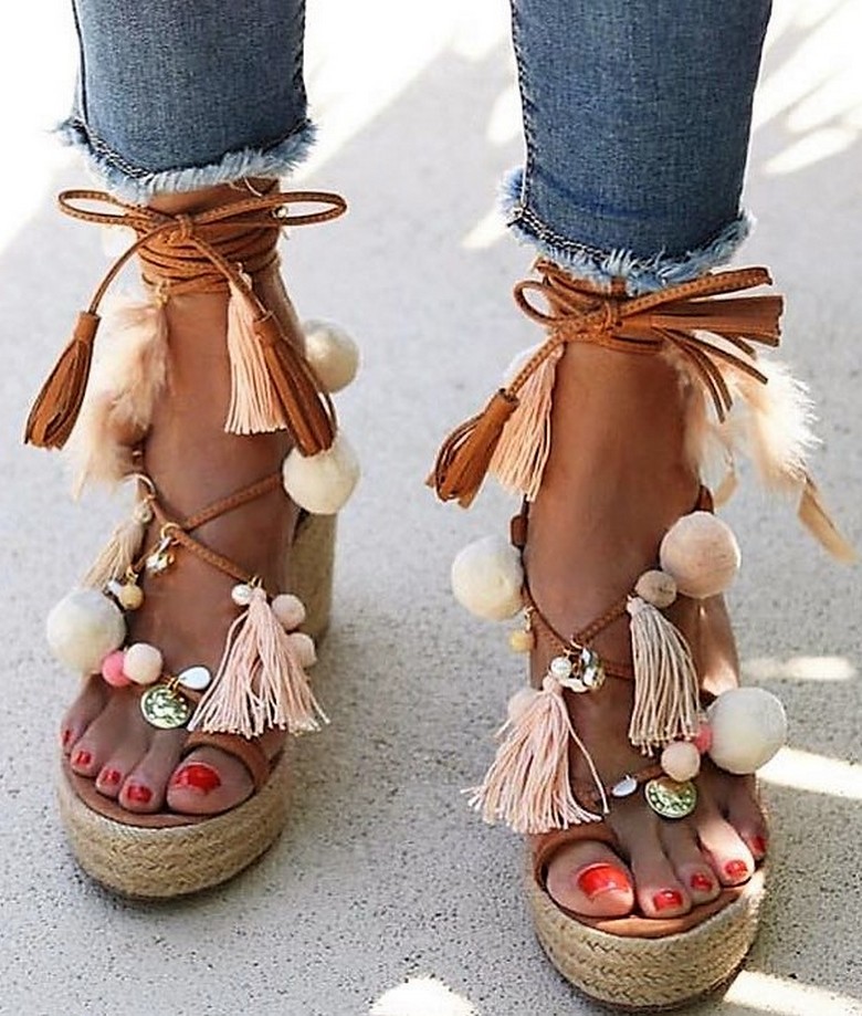 boho style shoes 46