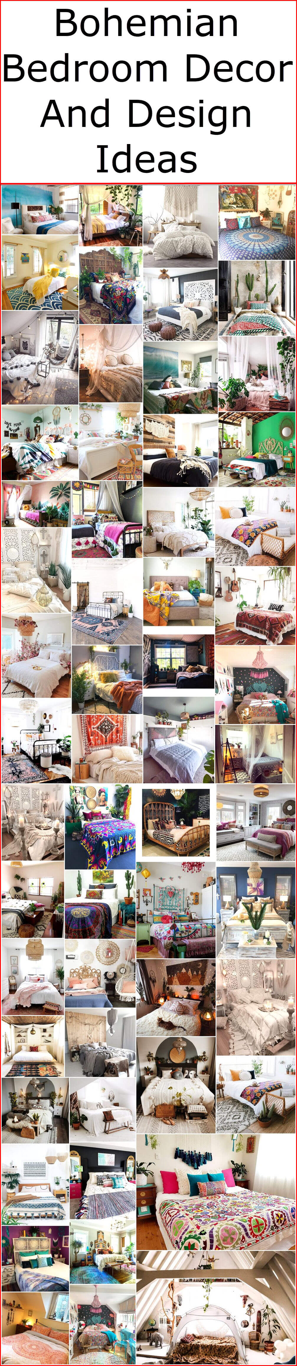 Bohemian Bedroom Decor And Design Ideas