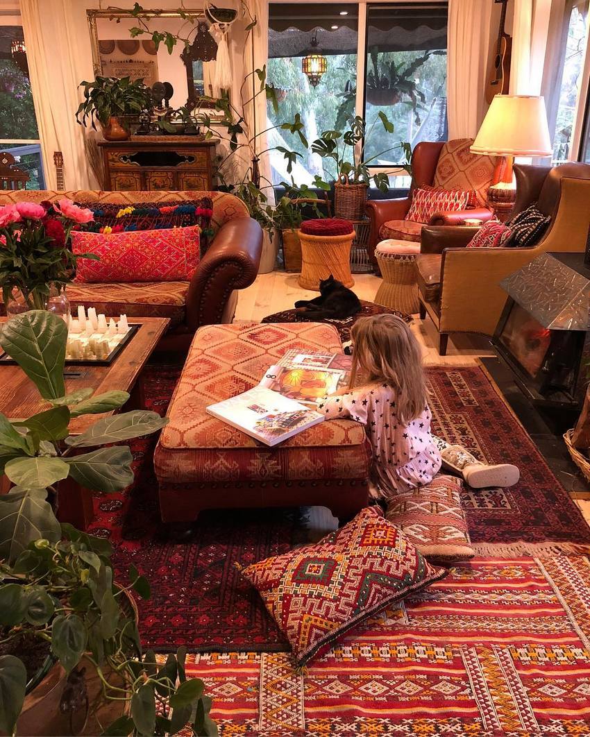 Bohemian Style Home Decor Ideas (28)