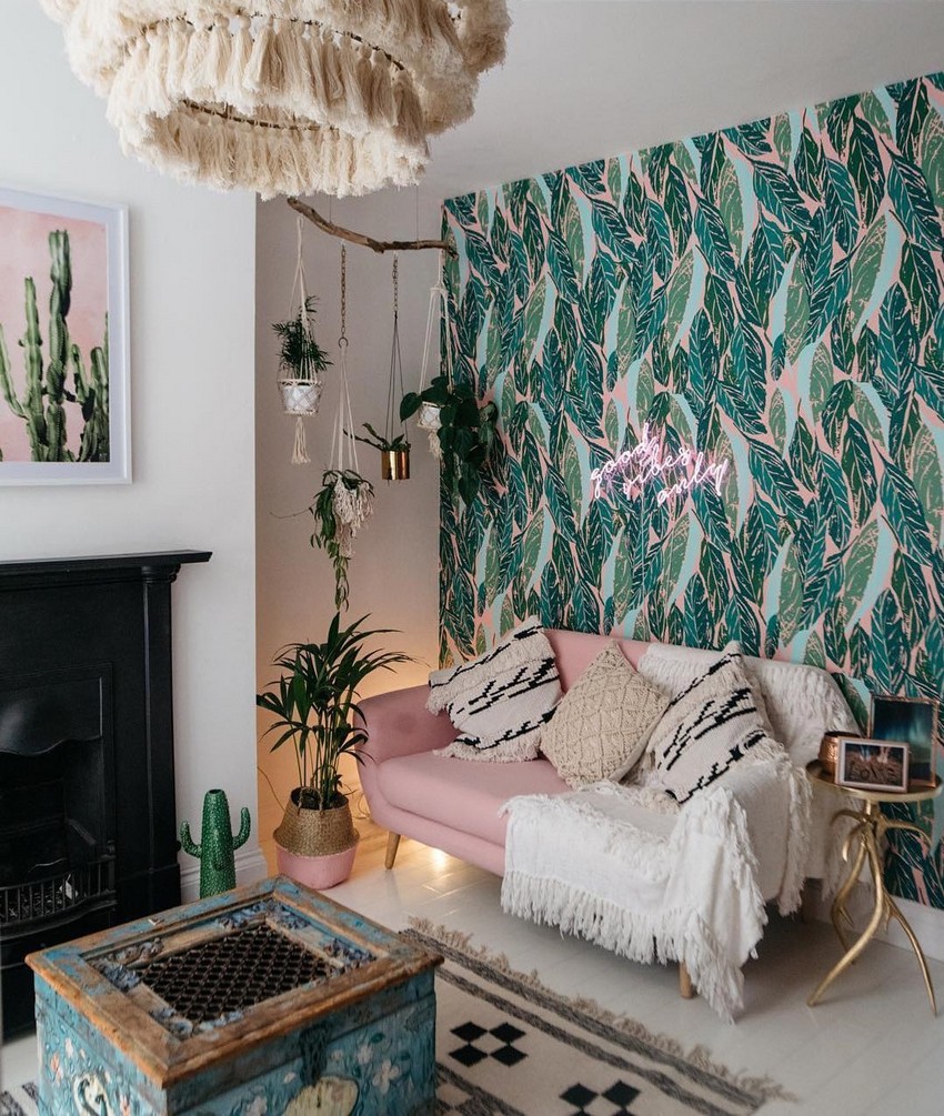 Bohemian Style Home Decor Ideas (44)