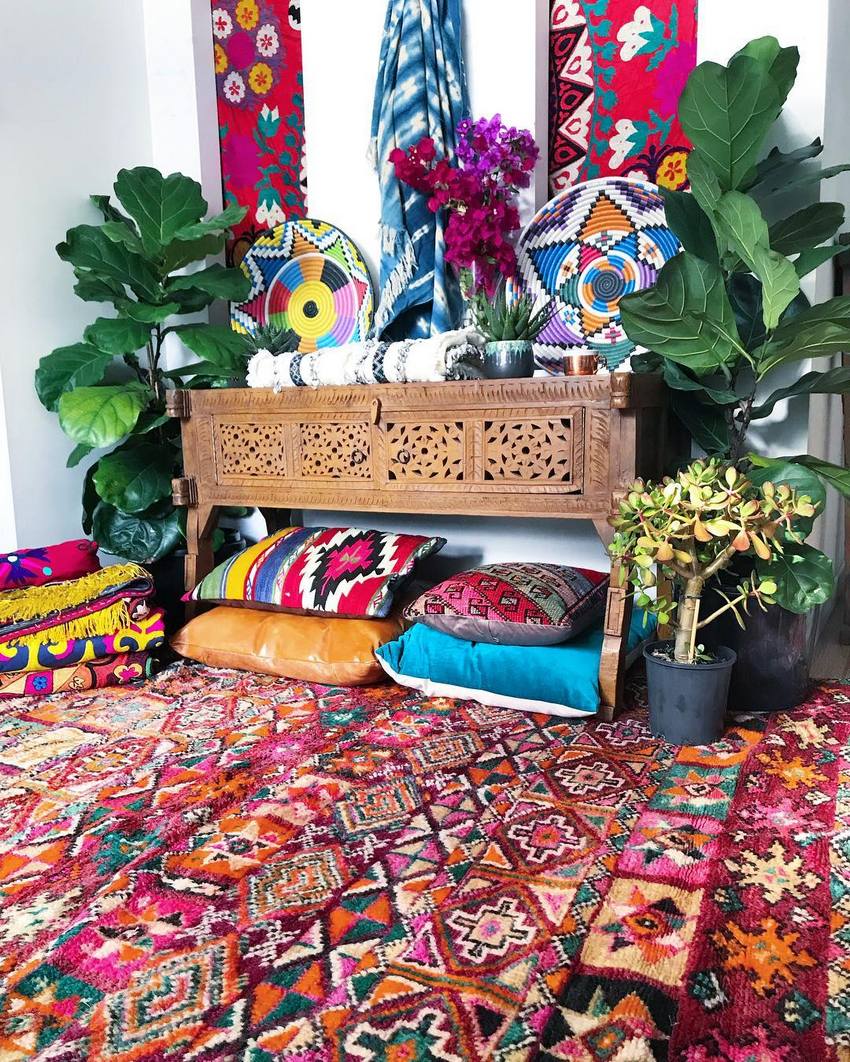 Bohemian Style Home Decor Ideas (50)