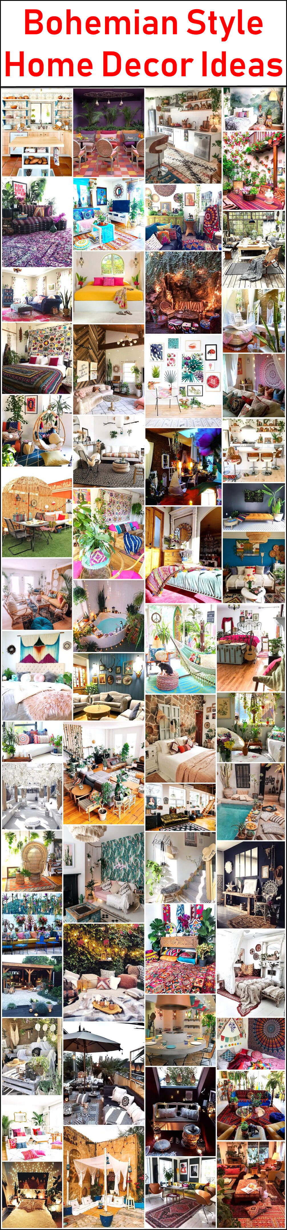 Bohemian Style Home Decor Ideas